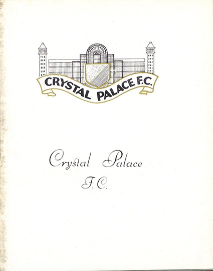 <b>Wednesday, September 2, 1964</b><br />vs. Crystal Palace (Away)